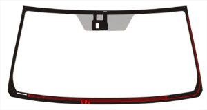 Toyota Landcruiser FJ200/Lexus LX570 5dr SUV 2008- Windscreen with Fitment